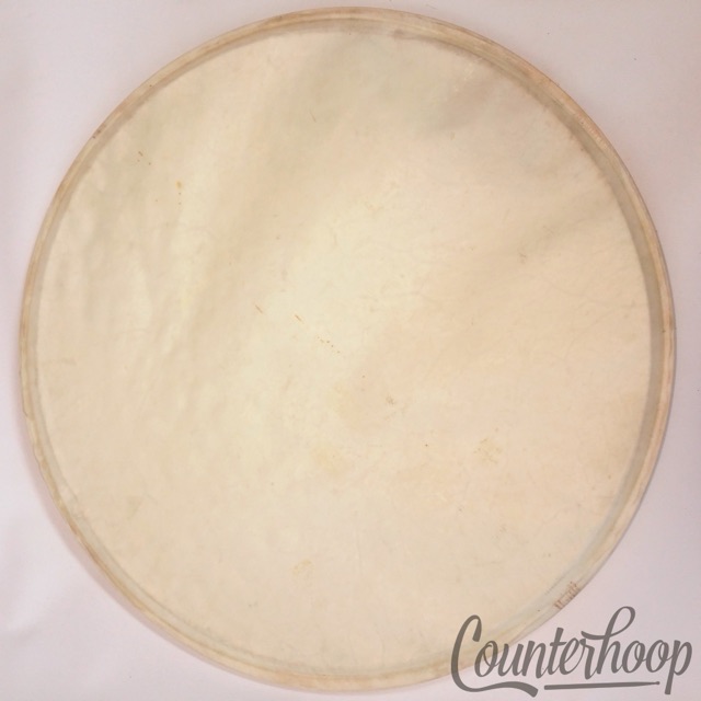 Leedy 13" Calf Skin Snare Drum Head Calfskin Resonant Med-Thin Vintage 20s USA* — main photograph