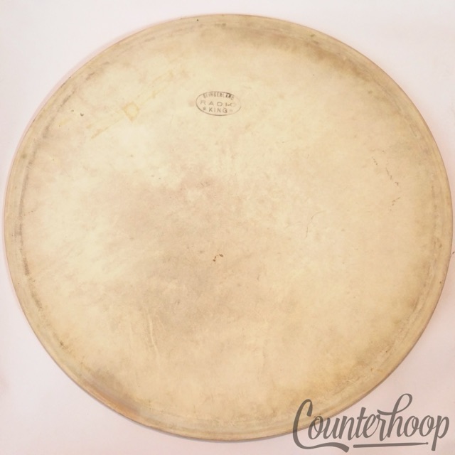 Slingerland Radio King 14" Calf Skin Tom/Snare Drum Head Calfskin Batter 50s* — main photograph