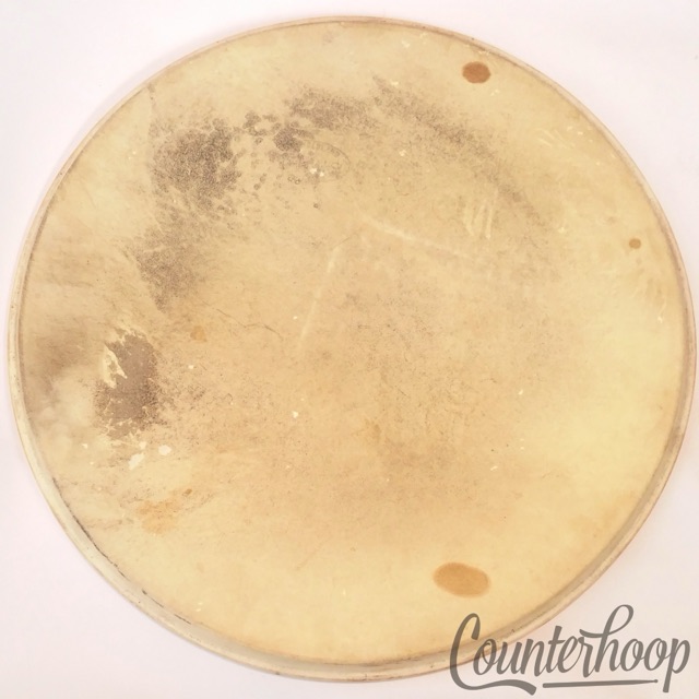 Slingerland Radio King 14"Calf Skin Tom/Snare Drum Head Calfskin Batter Oval 50s — main photograph