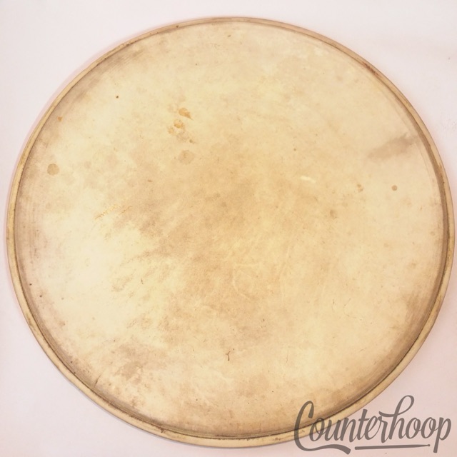 Slingerland Supertone 14" Calf Skin Tom/Snare Drum Head Calfskin Batter Oval 40s — main photograph