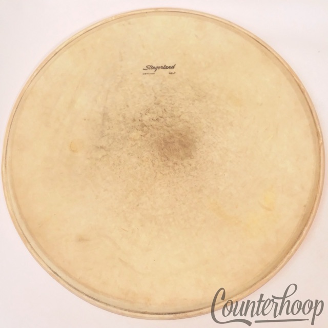 Slingerland 14"Genuine Calf Skin Tom/Snare Drum Head Calfskin Batter Chicago 50s — main photograph