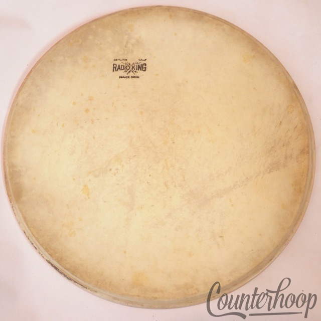 Slingerland Radio King 15"Calf Skin Parade Snare/Tom Drum Calfskin Head 40s USA — main photograph