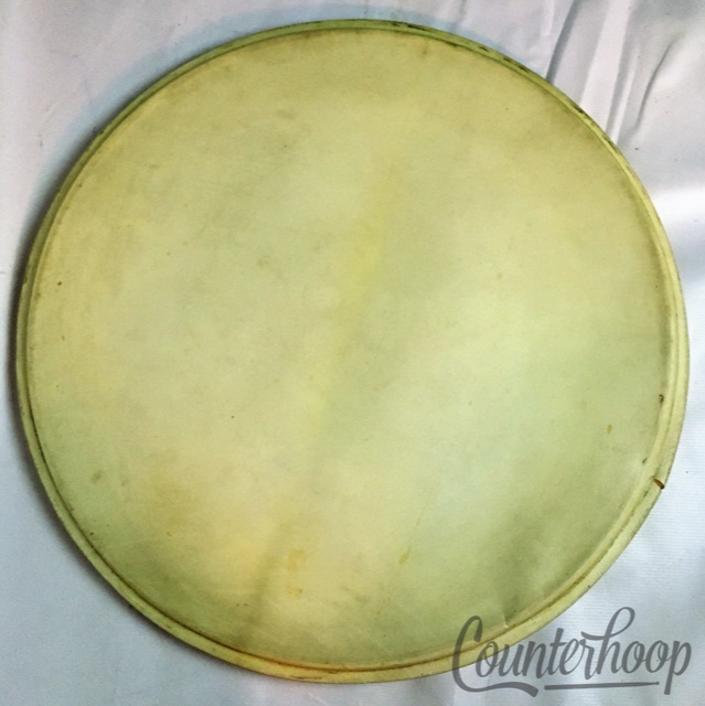 Gretsch 20" Calf Skin Bass Drum Batter Broadkaster Head USA Vintage 50s Calfskin — main photograph