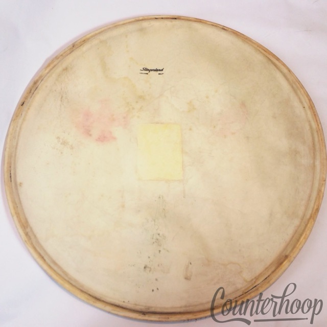 Slingerland 20"Genuine Calf Skin Bass Drum Calfskin Head Vintage 50s USA Batter — main photograph