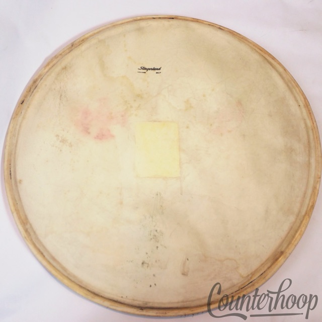 Slingerland 20"Genuine Calf Skin Bass Drum Calfskin Head Vintage 50s USA Batter — main photograph