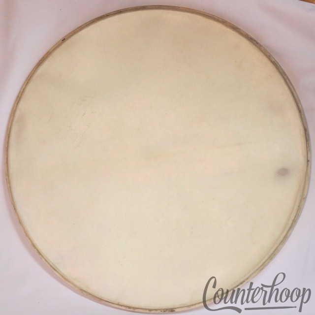 Leedy 26" Calf Skin Bass Drum Head Vintage 20s USA Calfskin Resonant/Batter* — main photograph
