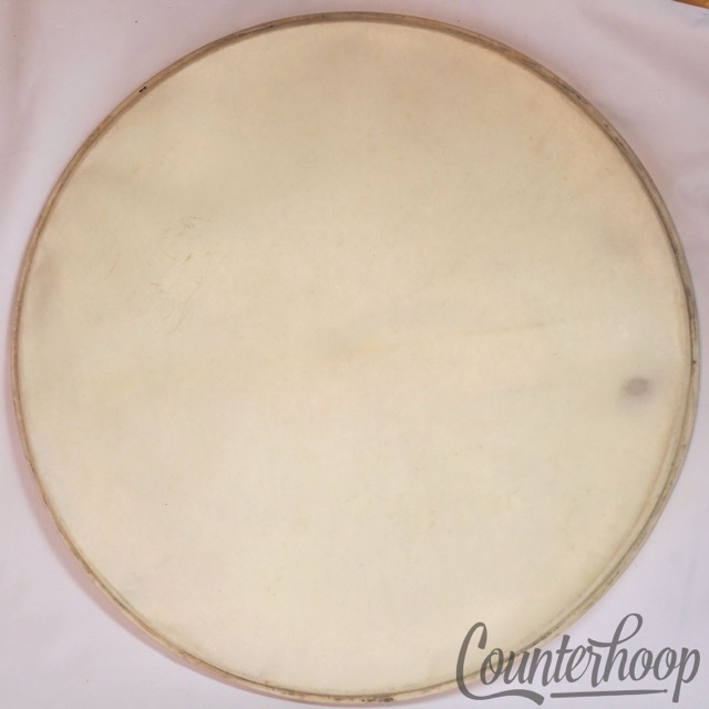 Leedy 26" Calf Skin Bass Drum Head Vintage 20s USA Calfskin Resonant/Batter* — main photograph