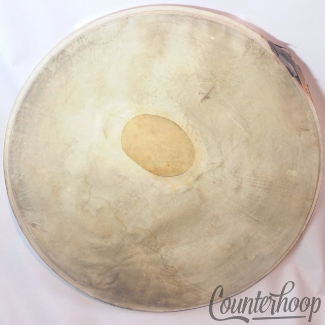 Gretsch 27" Calf Skin Bass Drum Head Vintage 10s Calfskin Early American Batter — main photograph