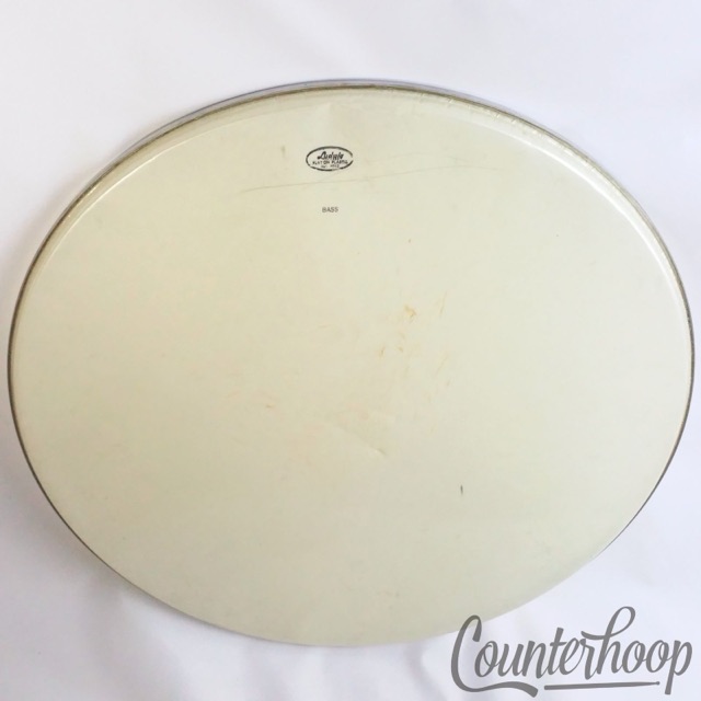 Ludwig 26" Bass Drum Head Vintage 50s-60s Playon Plastic Batter Concert Marching — main photograph