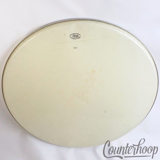 Ludwig 26" Bass Drum Head Vintage 50s-60s Playon Plastic Batter Concert Marching — main photograph