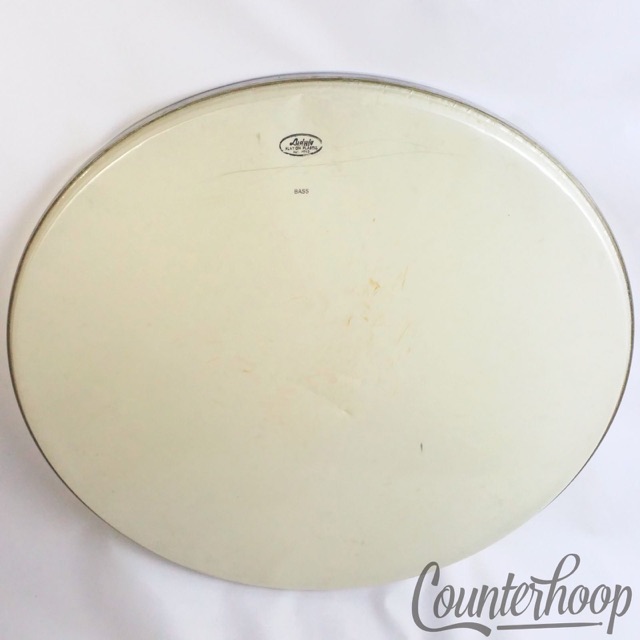 Ludwig 26" Bass Drum Head Vintage 50s-60s Playon Plastic Batter Concert Marching — main photograph