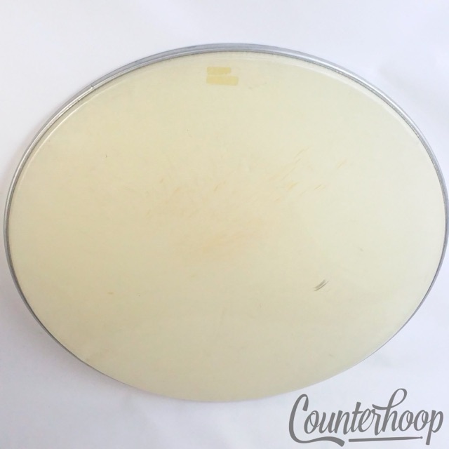 Ludwig 26"Bass Drum Head Vintage 60s Playon Plastic Resonant/Batter Marching USA — main photograph