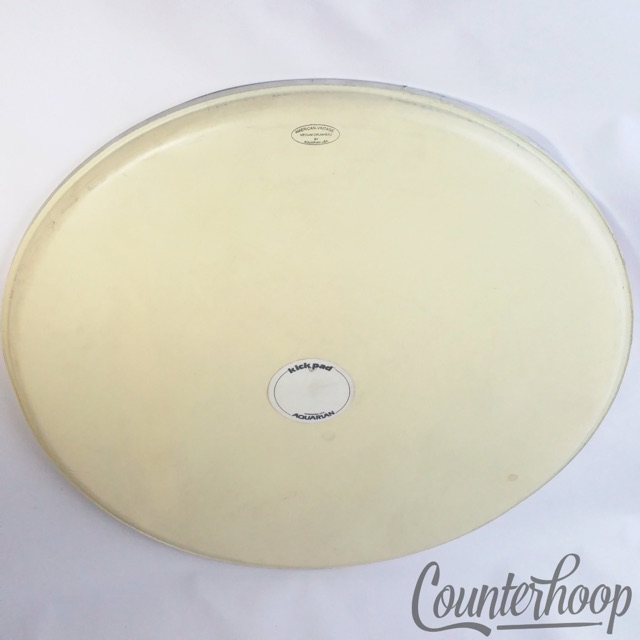 Aquarian 26" Bass Drum Head American-Vintage Medium Plastic Drumhead +Kick Pad* — main photograph