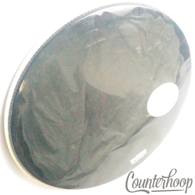 Evans 24" EQ3 Resonant Bass Drum Ported Head Ebony Made In USA By D'Addario* — main photograph