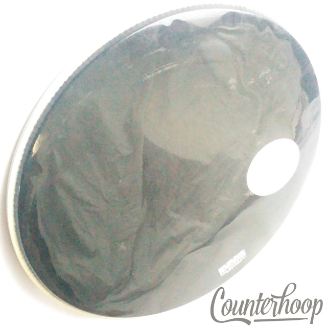 Evans 24" EQ3 Resonant Bass Drum Ported Head Ebony Made In USA By D'Addario* — main photograph
