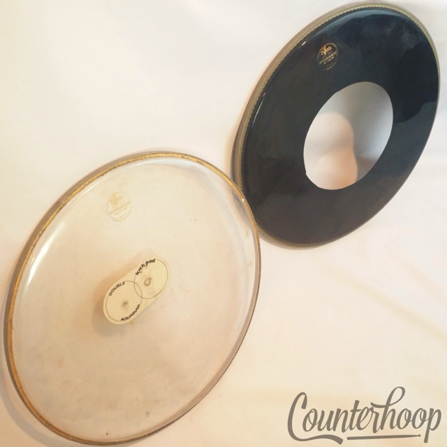 Evans 22"Cad/Cam Hydraulic Oil-Filled Batter Double Kick-Pad+Ebony Resonant USA — main photograph