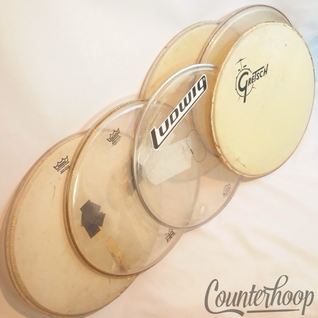 Gretsch 60s,Ludwig 70s,Remo Emperor, Weather King 6x 20"Bass Drum Batter Heads* — main photograph
