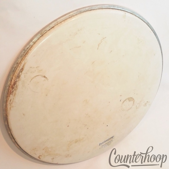 Ludwig 20" 70s Block Bass Drum Head White DB-1000 Batter/Resonant USA Classic* — main photograph