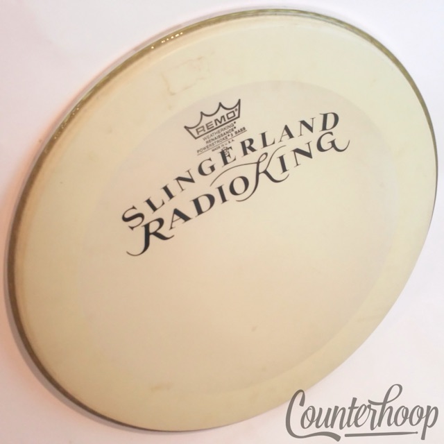 Remo 20" Renaissance Powerstroke 3 Bass Drum Head Slingerland Radio King Logo* — main photograph