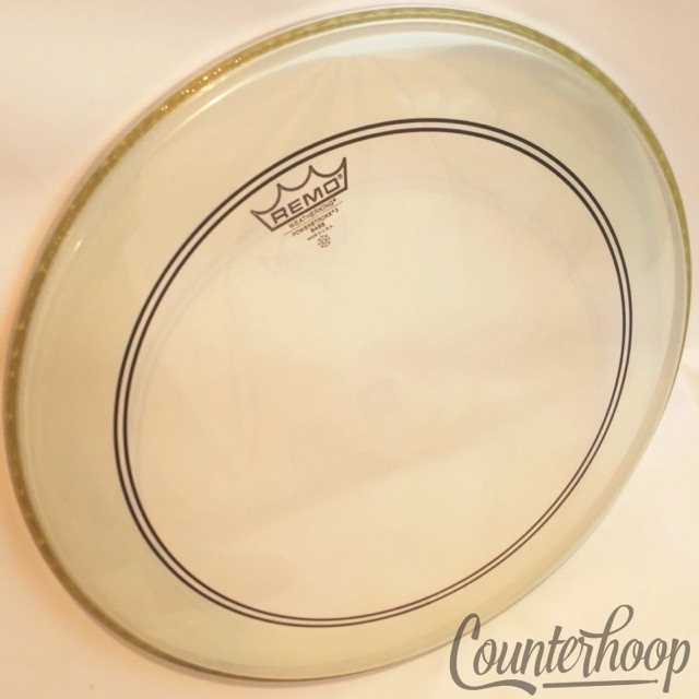 Remo 20" Powerstroke 3 Bass Drum Head Weatherking Made In USA Batter Excellent* — main photograph