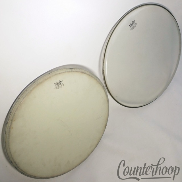 Remo 18"Ambassador Batter Floor Tom Drum Head Weather King Batter+Resonant Ct/Cl — main photograph