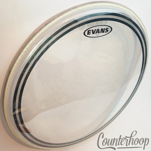 Evans 16" Floor Tom Drum Head EC2 Clear Honeycomb Hex Ring USA* — main photograph