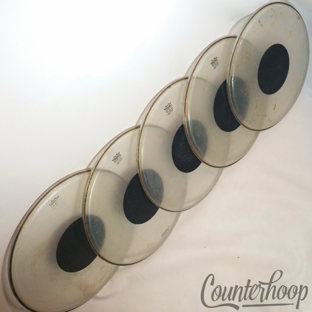 Remo 5x 16" Floor Tom Drum Heads C.S. Batter Weather King Controlled Sound USA* — main photograph