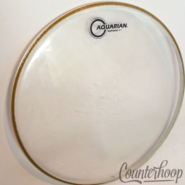 Aquarian 14"Drum Head Response 2 Clear Snare/Tom Made In USA Batter/Resonant — main photograph