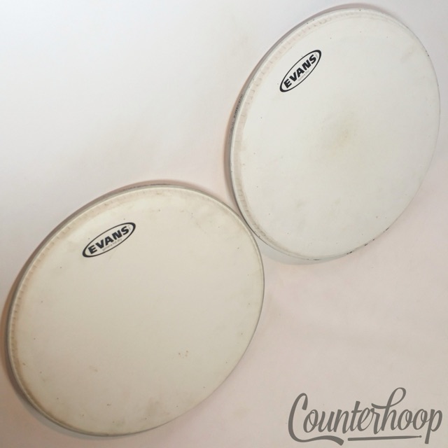 Evans 2x 14" Genera HD Dry Snare/Tom Drum Coated Batter Heads USA* — main photograph