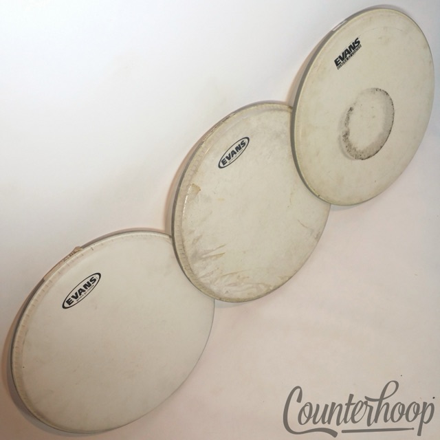 Evans 3x 14" Genera G2 Coated Snare/Tom Drum Batter Heads USA* — main photograph