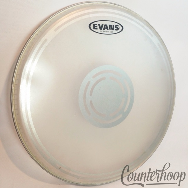 Evans 14" EC Reverse Dot Snare/Tom Drum Head USA Excellent* — main photograph
