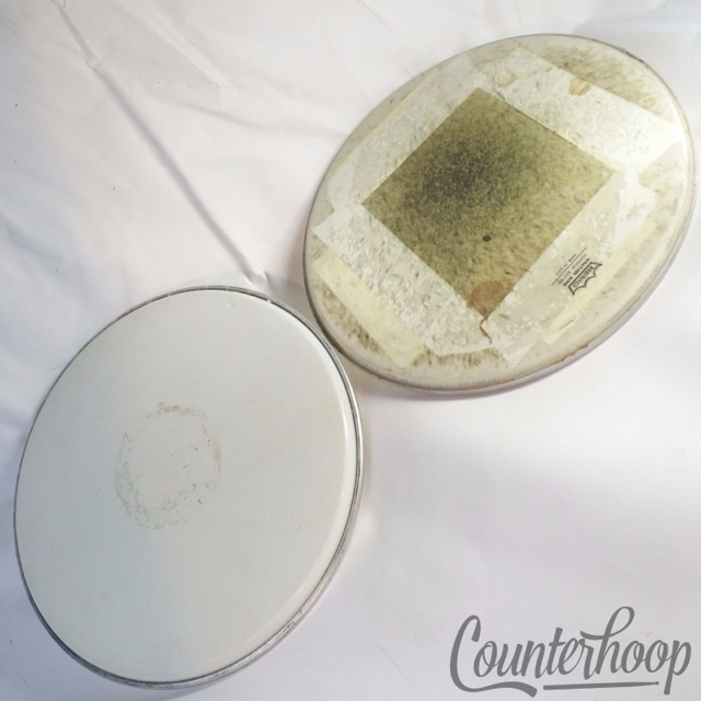 Remo 2x 14"Emperor Coated+White Tom/Snare Drum Heads Batter/Resonant WeatherKing — main photograph