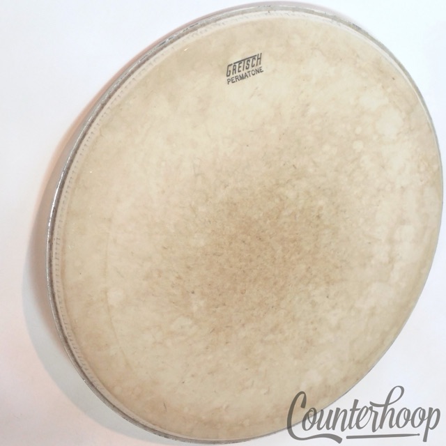 Gretsch 14" Permatone Snare/Floor Tom Drum Head Coated Batter Vintage 60s RB USA — main photograph