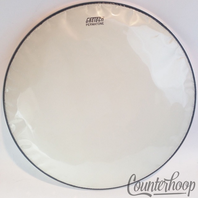 Gretsch 14" Clear Resonant Snare Drum Head Thin Permatone USA RB Vintage 60s* — main photograph