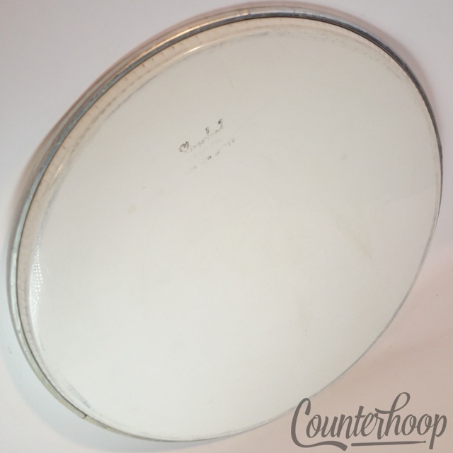 Slingerland 13"Sound King Drum Head Batter/Resonant White Parade USA Vintage 60s — main photograph
