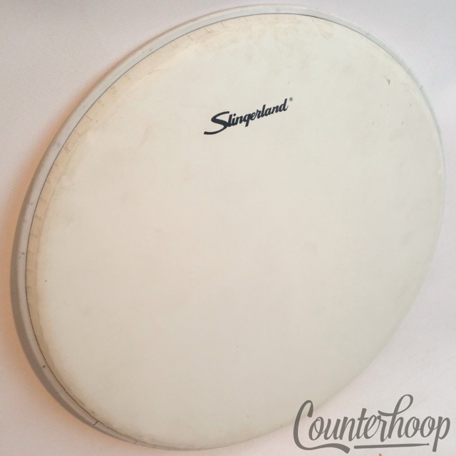 Slingerland 12" Tom Drum Head Vintage 60s-70s Logo USA Coated Batter/Resonant* — main photograph