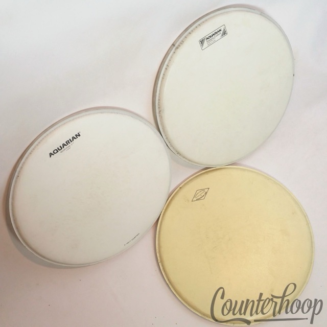 Aquarian 3x 12" Tom Drum Heads Response 2 Texture Coated, Modern-Vintage Medium — main photograph