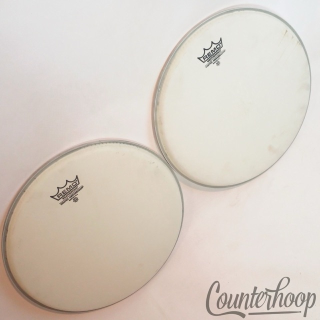 Remo 2x 12" Ambassador Tom Drum Heads Coated Batter/Resonant Weather King 1-Ply — main photograph