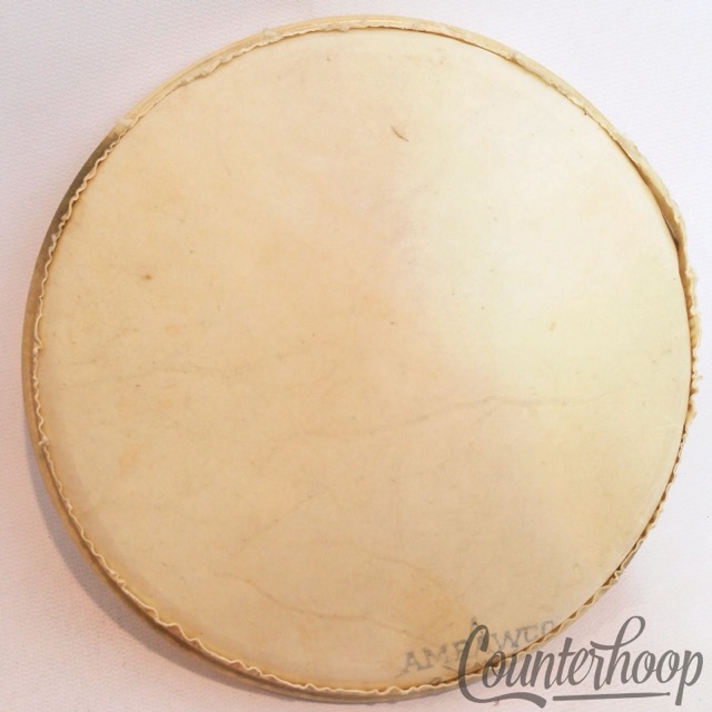 Amrawco 7" Calf Skin Bongo Drum Head Vintage 50s Latin Hand Percussion USA* — main photograph