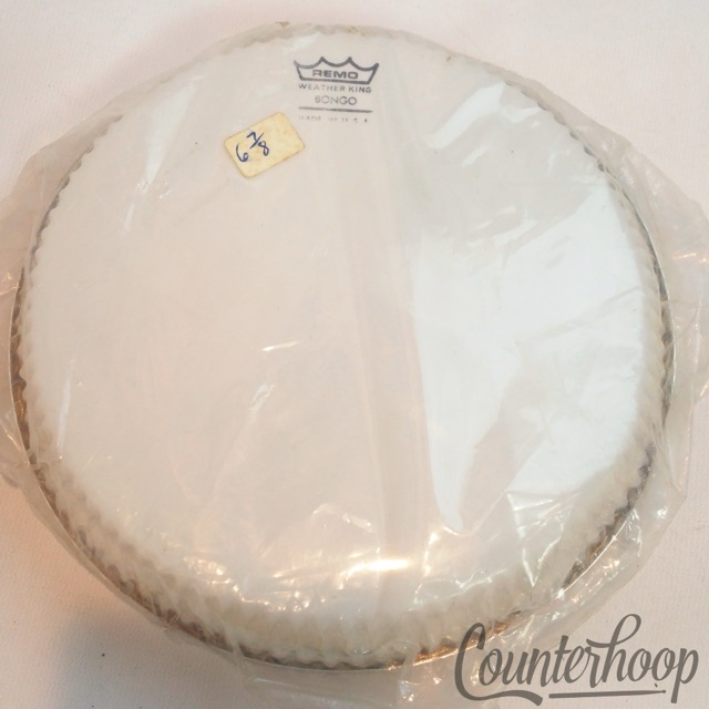 Remo 6 7/8" Weather King Bongo Drum Head Plastic Made In USA NOS* — main photograph