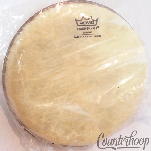 Remo 8 3/8" Fiberskyn 2 E NOS Bongo Drum Head In Original Plastic Made In USA* — main photograph