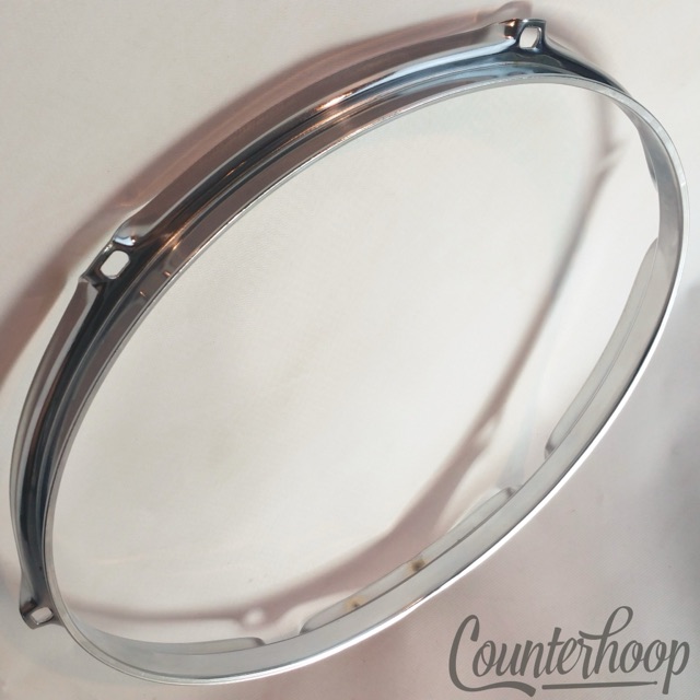 Ludwig 12" Tom Drum Rim/Hoop 6-Hole Batter/Resonant 60s-70s Triple Flange USA* — main photograph