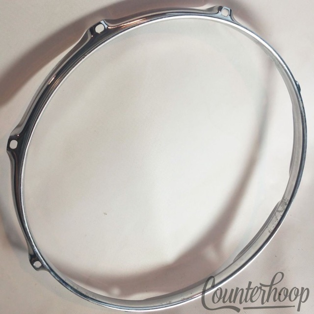 Pearl 13" Snare/Tom Drum Rim/Hoop Triple Flange Chrome 8-Hole Batter* — main photograph