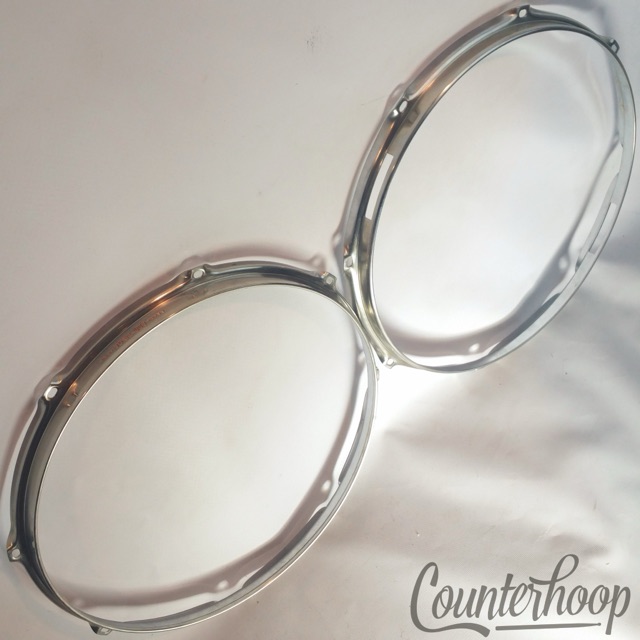 Pearl Fat-Tone 14"Rims/Hoops 8Lug Snare Drum Batter+Resonant Nickel Plated Steel — main photograph