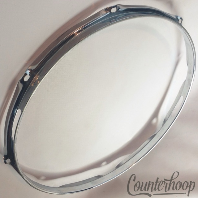 Ludwig 14" Rim/Hoop 8Lug-Hole Snare Drum Resonant Acrolite/Jazz Festival 60s USA — main photograph