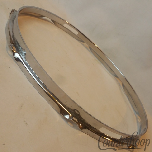 Ludwig 14" Rim/Hoop 8Lug-Hole Snare Drum Resonant Acrolite/Jazz Festival 60s USA — main photograph