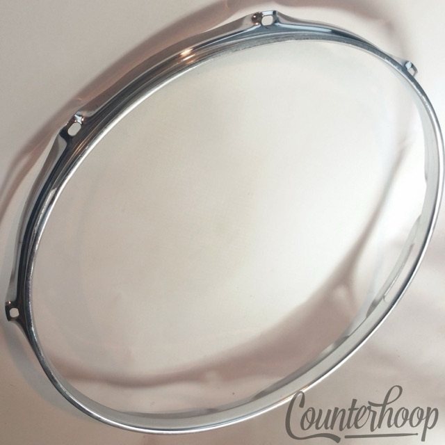 Ludwig 14" Rim/Hoop 8Lug-Hole Snare Drum Resonant Acrolite/Jazz Festival USA 60s — main photograph