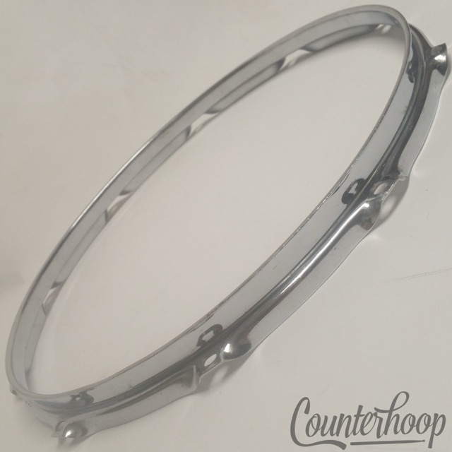 Ludwig 14" Brass Supraphonic Snare Drum Batter Rim/Hoop 10-Lug COB Vintage 60s* — main photograph