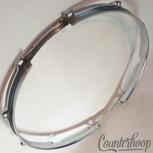 Rogers 14" Dynasonic Snare Drum Resonant Rim/Hoop 10-Lug Triple-Flange 60s USA* — main photograph