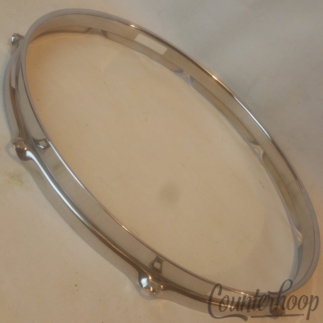 Rogers 14" Tall-Boy Holiday Snare Drum Resonant Rim/Hoop 8-Lug Cleveland USA 60s — main photograph